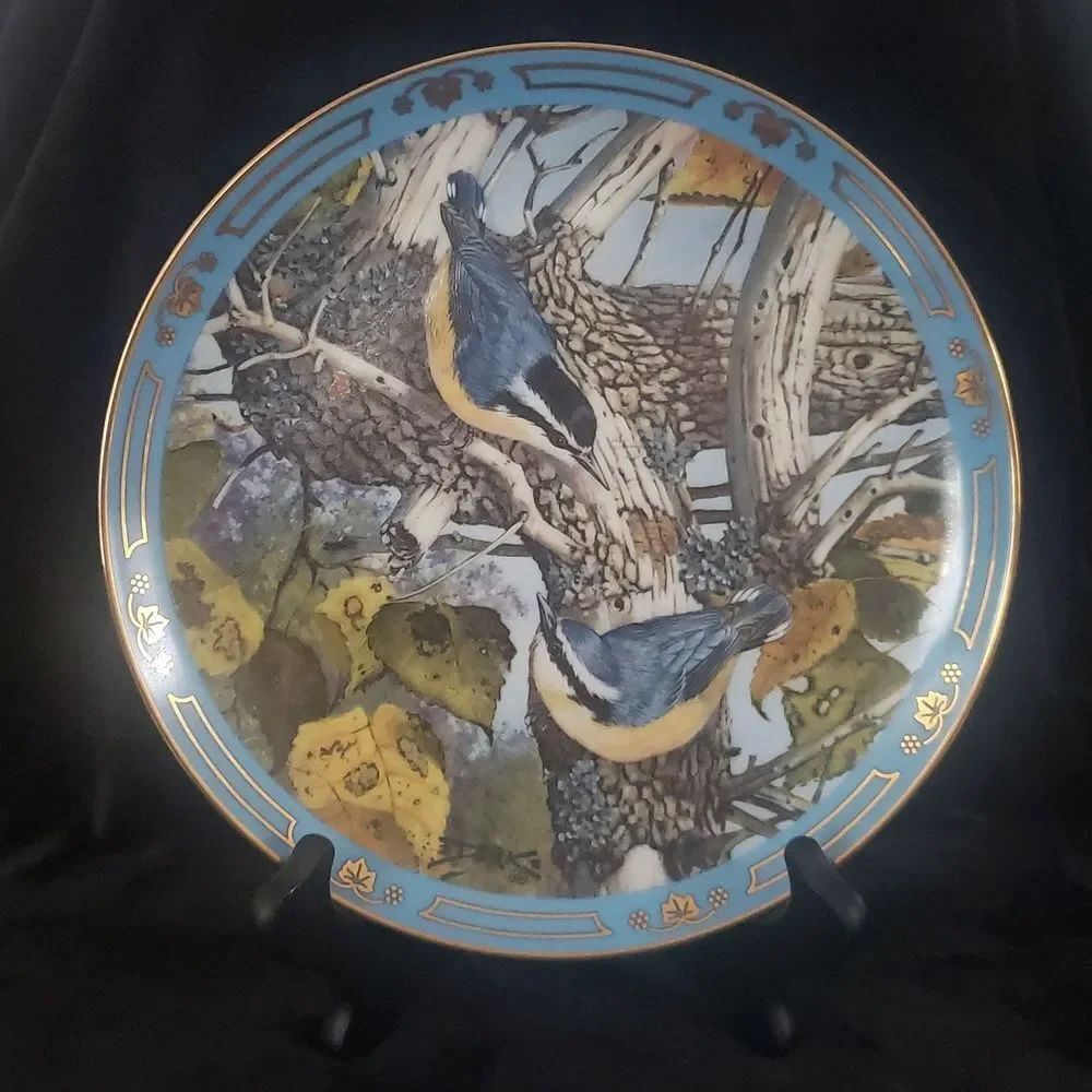 Derk Hansen "Autumn Masquerade" Decorative Collectible Plate from Danbury Mint